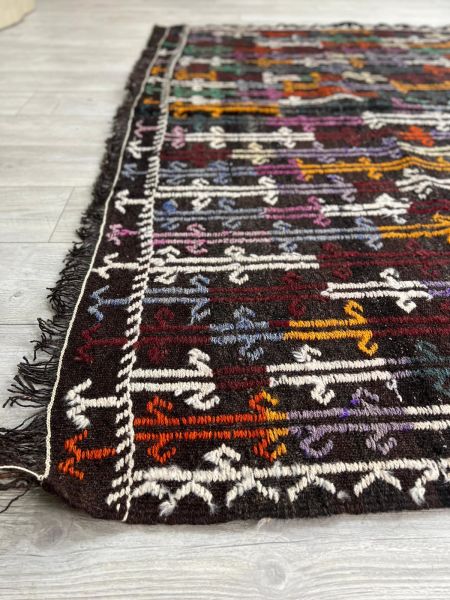 El Dokumasi Halı Kilim Yolluk Paspas Ölçü 242X203 Cm