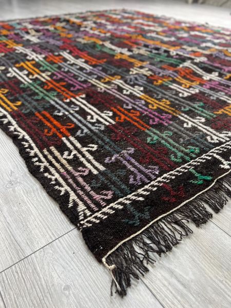 El Dokumasi Halı Kilim Yolluk Paspas Ölçü 242X203 Cm