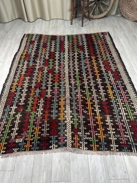 El Dokumasi Halı Kilim Yolluk Paspas Ölçü 260X205 Cm