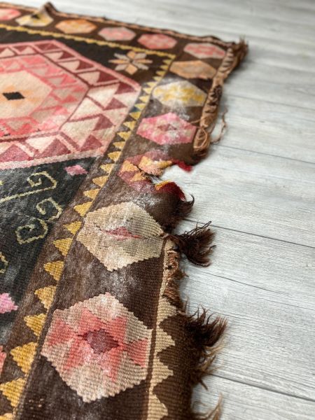 El Dokumasi Halı Kilim Yolluk Paspas Ölçü 350X154 Cm
