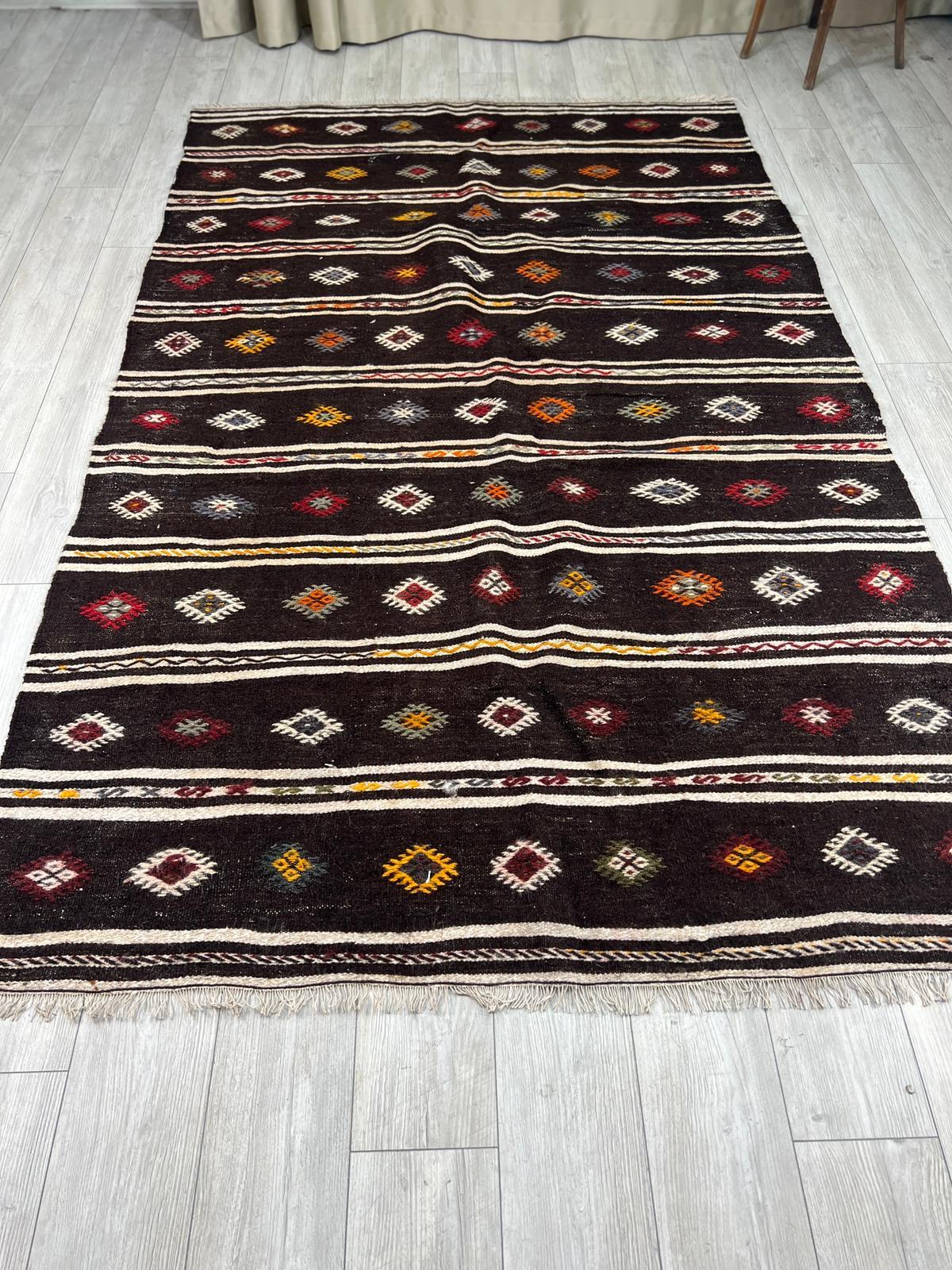 El Dokumasi Halı Kilim Yolluk Paspas Ölçü 290X173 Cm