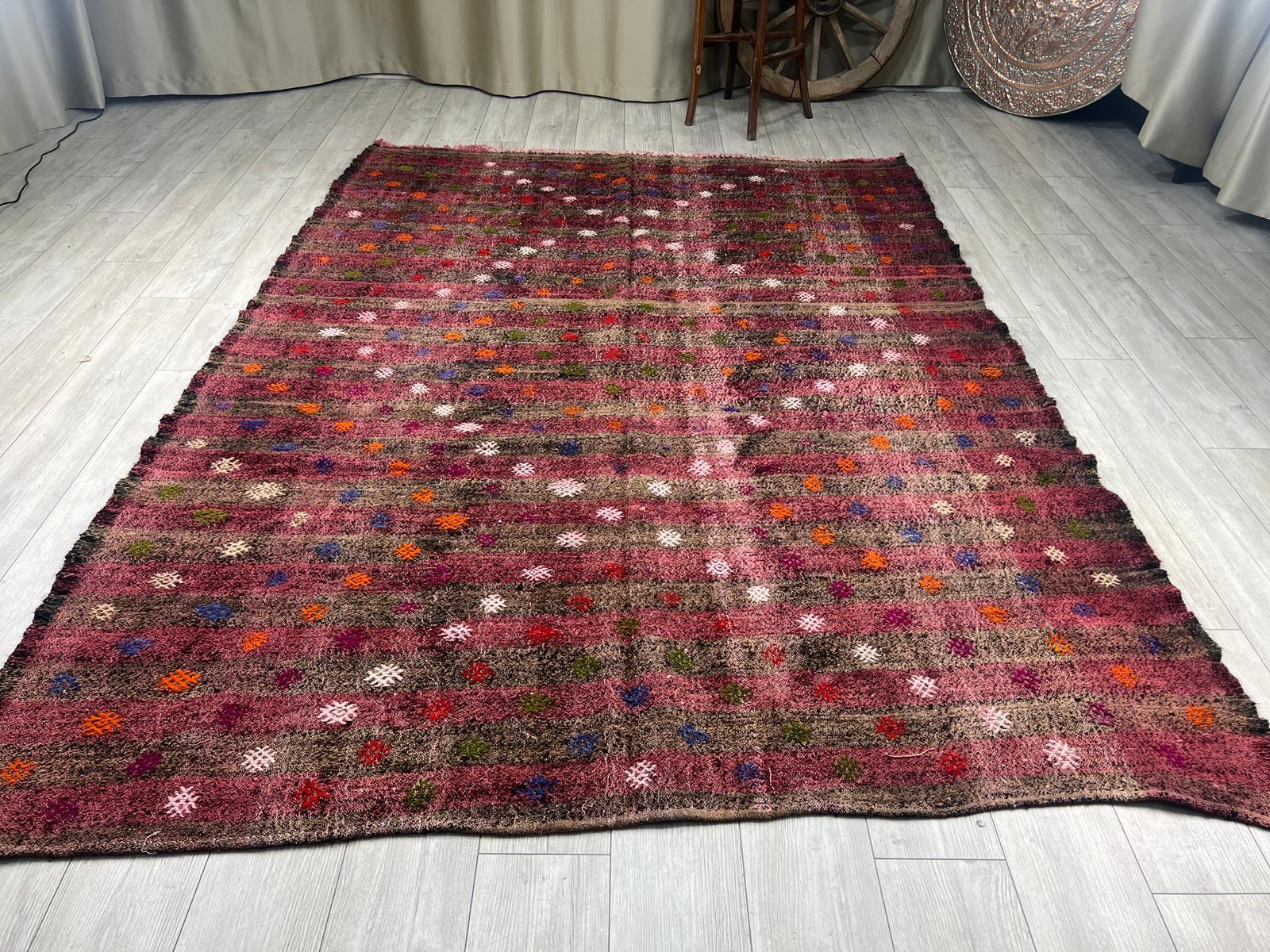 El Dokumasi Halı Kilim Yolluk Paspas Ölçü 290X215 Cm