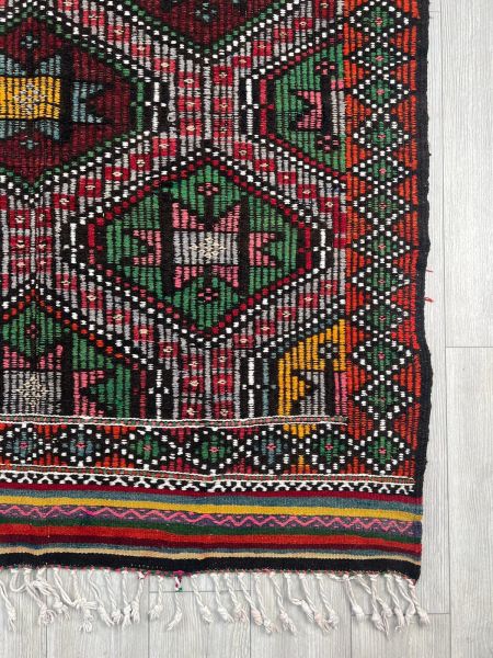El Dokumasi Halı Kilim Yolluk Paspas Ölçü 313X154 Cm