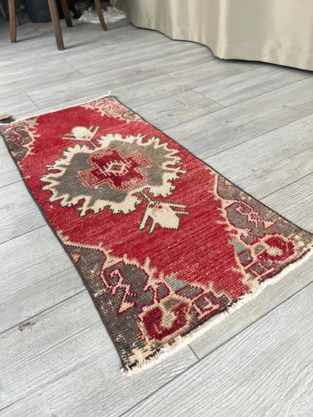 El Dokumasi Halı Kilim Yolluk Paspas Ölçü 88X40 Cm