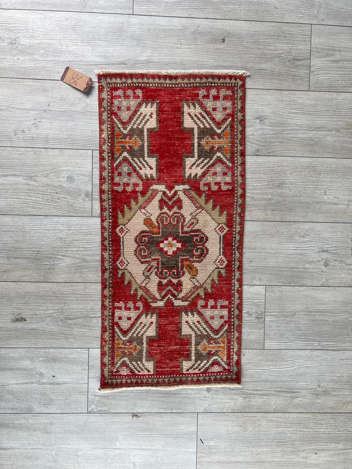 El Dokumasi Halı Kilim Yolluk Paspas Ölçü 94X43 Cm