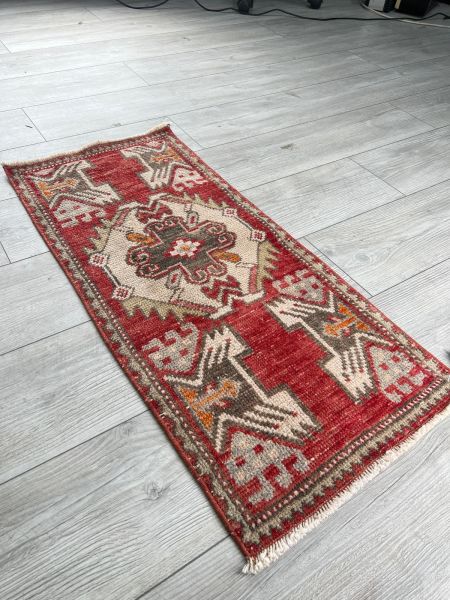 El Dokumasi Halı Kilim Yolluk Paspas Ölçü 94X43 Cm