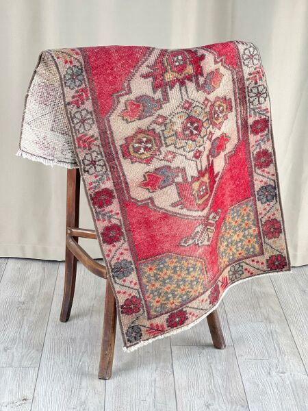 El Dokumasi Halı Kilim Yolluk Paspas Ölçü 124X64 Cm