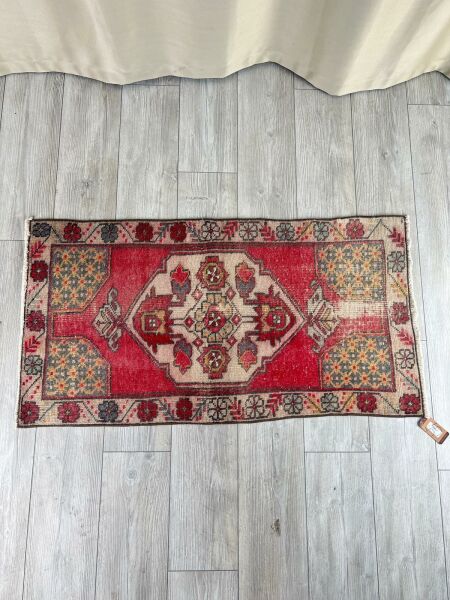 El Dokumasi Halı Kilim Yolluk Paspas Ölçü 124X64 Cm