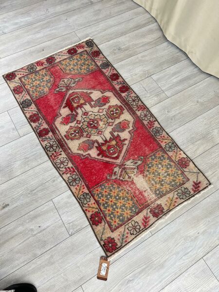 El Dokumasi Halı Kilim Yolluk Paspas Ölçü 124X64 Cm