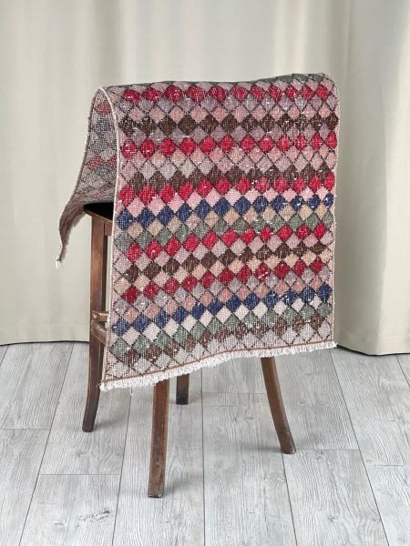 El Dokumasi Halı Kilim Yolluk Paspas Ölçü 134X60 Cm