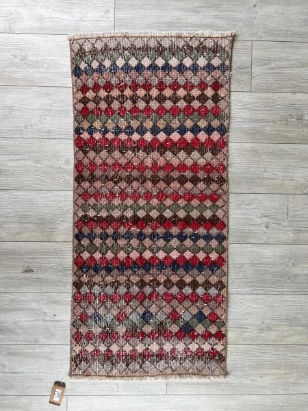 El Dokumasi Halı Kilim Yolluk Paspas Ölçü 134X60 Cm