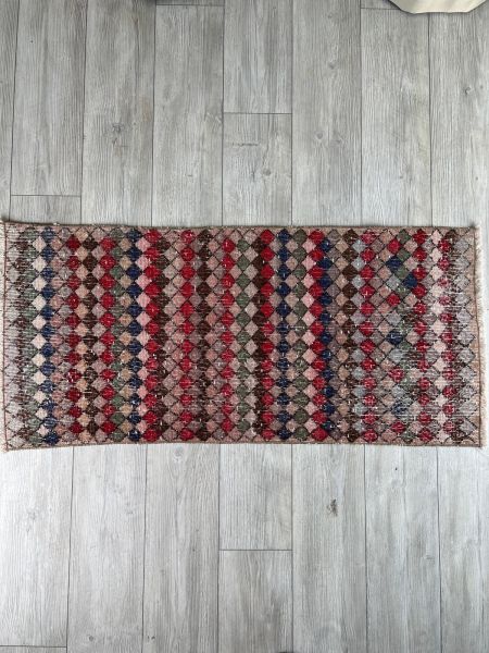 El Dokumasi Halı Kilim Yolluk Paspas Ölçü 134X60 Cm