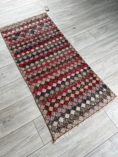 El Dokumasi Halı Kilim Yolluk Paspas Ölçü 134X60 Cm