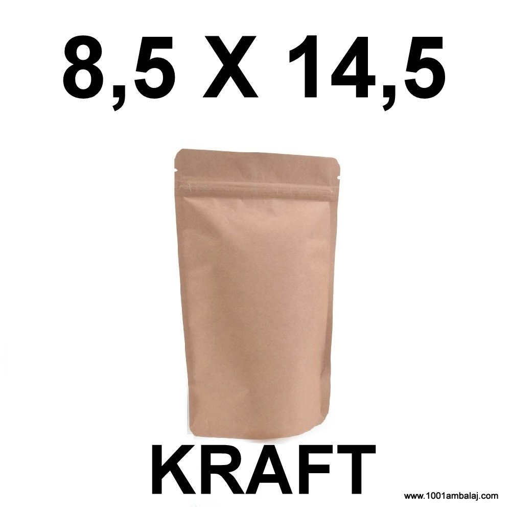 8,5X14,5 Cm Kraft Renk Doypack Torba /29/