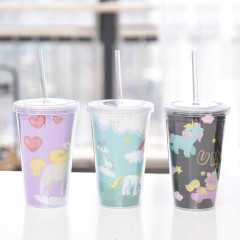 Bardak Kapağı Düz Pipet Delikli Plastik Şeffaf 8 Oz - 18 Oz Arasi / 95 Çap / 50 Adet