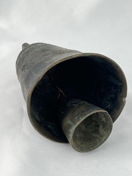 Nostaljik Antika Çan Sap Dahil Ölçü Çap 11 Cm H 16,5 Cm