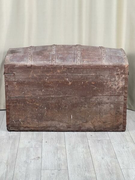 Eski Antika Sandık Ölçü 100X58 Cm H 70 Cm