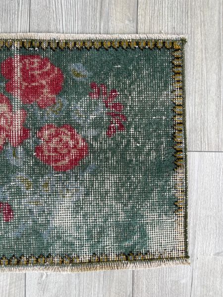 El Dokumasi Halı Kilim Yolluk Paspas Ölçü 53,5X43 Cm