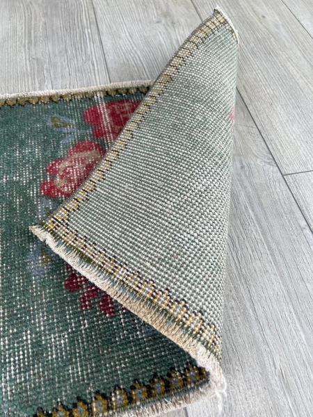 El Dokumasi Halı Kilim Yolluk Paspas Ölçü 53,5X43 Cm