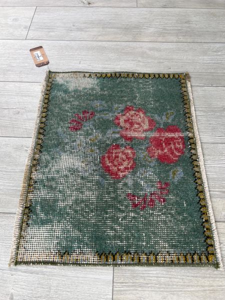 El Dokumasi Halı Kilim Yolluk Paspas Ölçü 53,5X43 Cm
