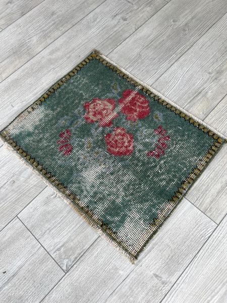 El Dokumasi Halı Kilim Yolluk Paspas Ölçü 53,5X43 Cm