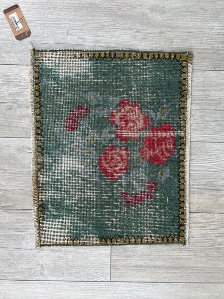 El Dokumasi Halı Kilim Yolluk Paspas Ölçü 53,5X43 Cm