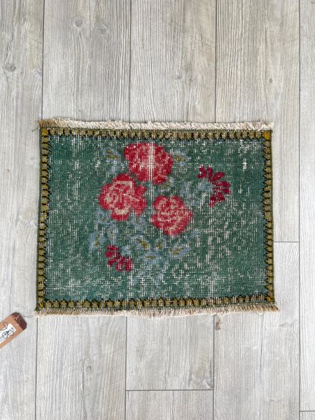 El Dokumasi Halı Kilim Yolluk Paspas Ölçü 53X43 Cm