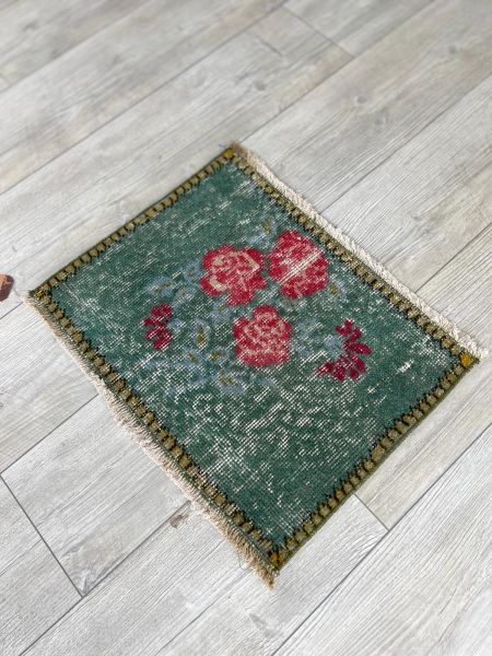 El Dokumasi Halı Kilim Yolluk Paspas Ölçü 53X43 Cm