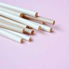 Ahşap Pipet Buğday Sapı Boy 15 Cm Çap 4-6 Mm 500 Adet