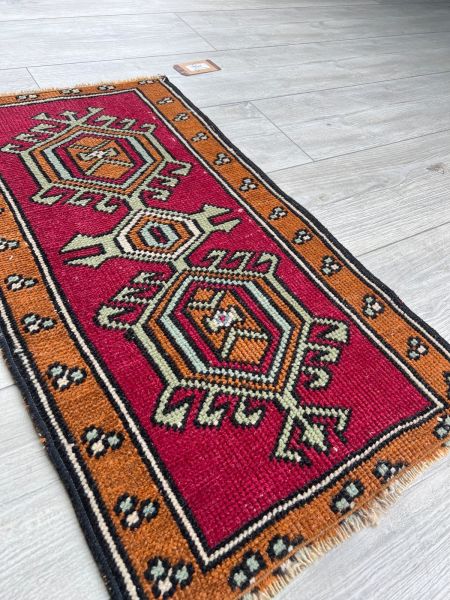 El Dokumasi Halı Kilim Yolluk Paspas Ölçü 76X41 Cm