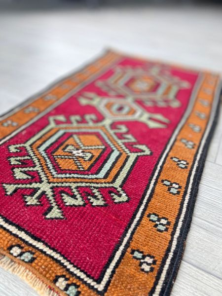 El Dokumasi Halı Kilim Yolluk Paspas Ölçü 76X41 Cm