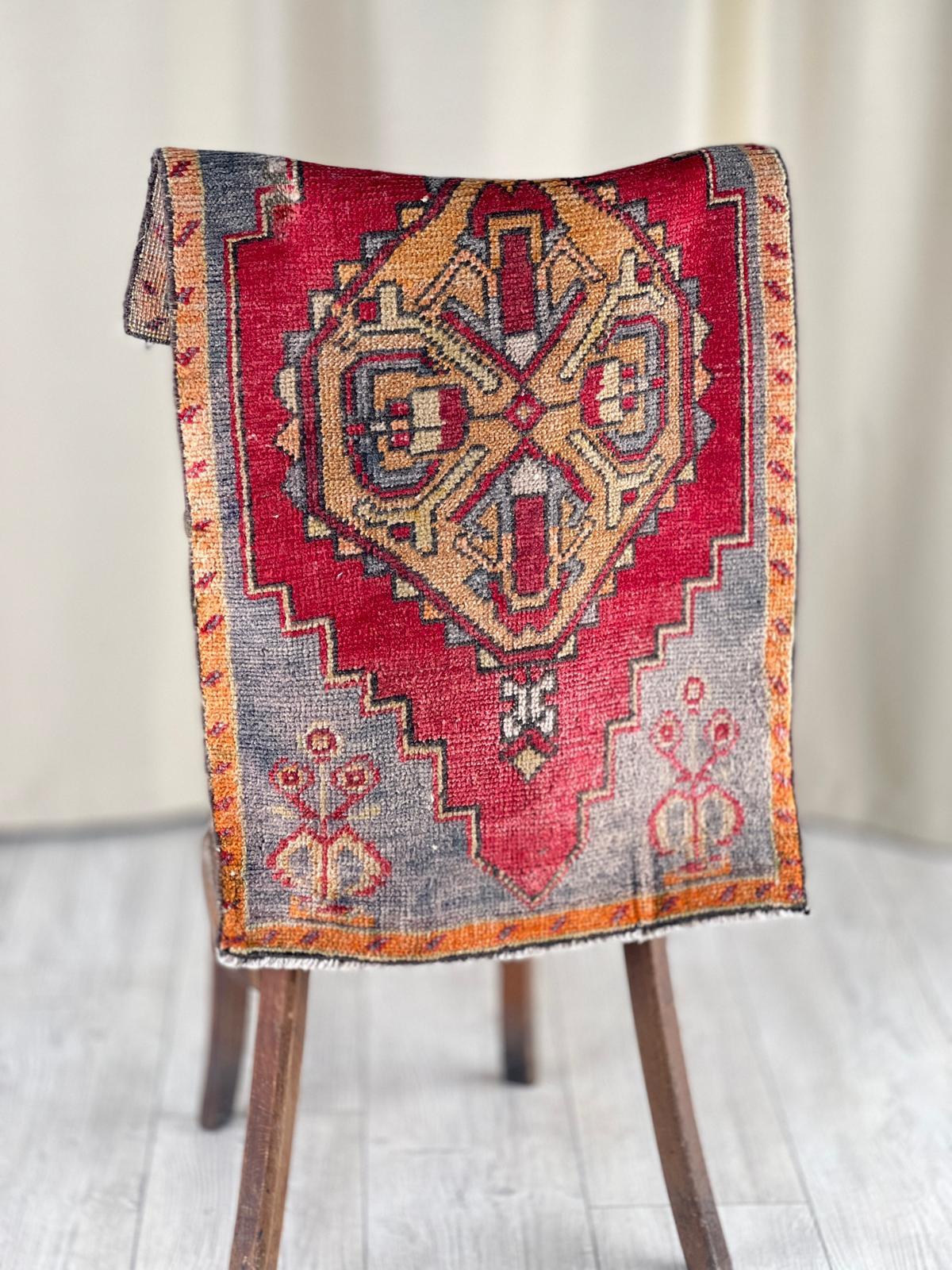 El Dokumasi Halı Kilim Yolluk Paspas Ölçü 85X50 Cm