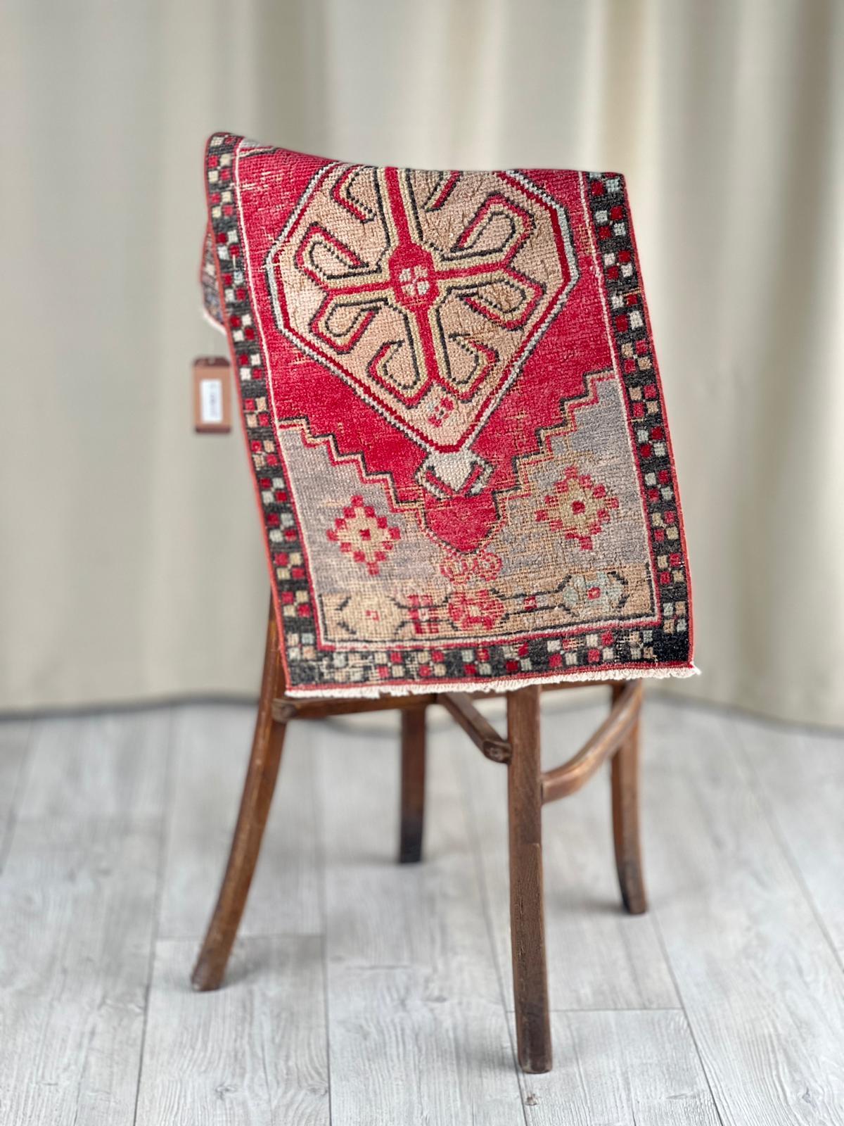 El Dokumasi Halı Kilim Yolluk Paspas Ölçü 88X45 Cm
