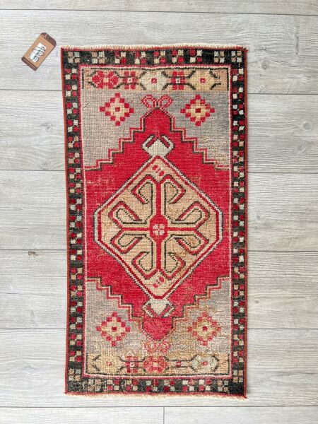 El Dokumasi Halı Kilim Yolluk Paspas Ölçü 88X45 Cm