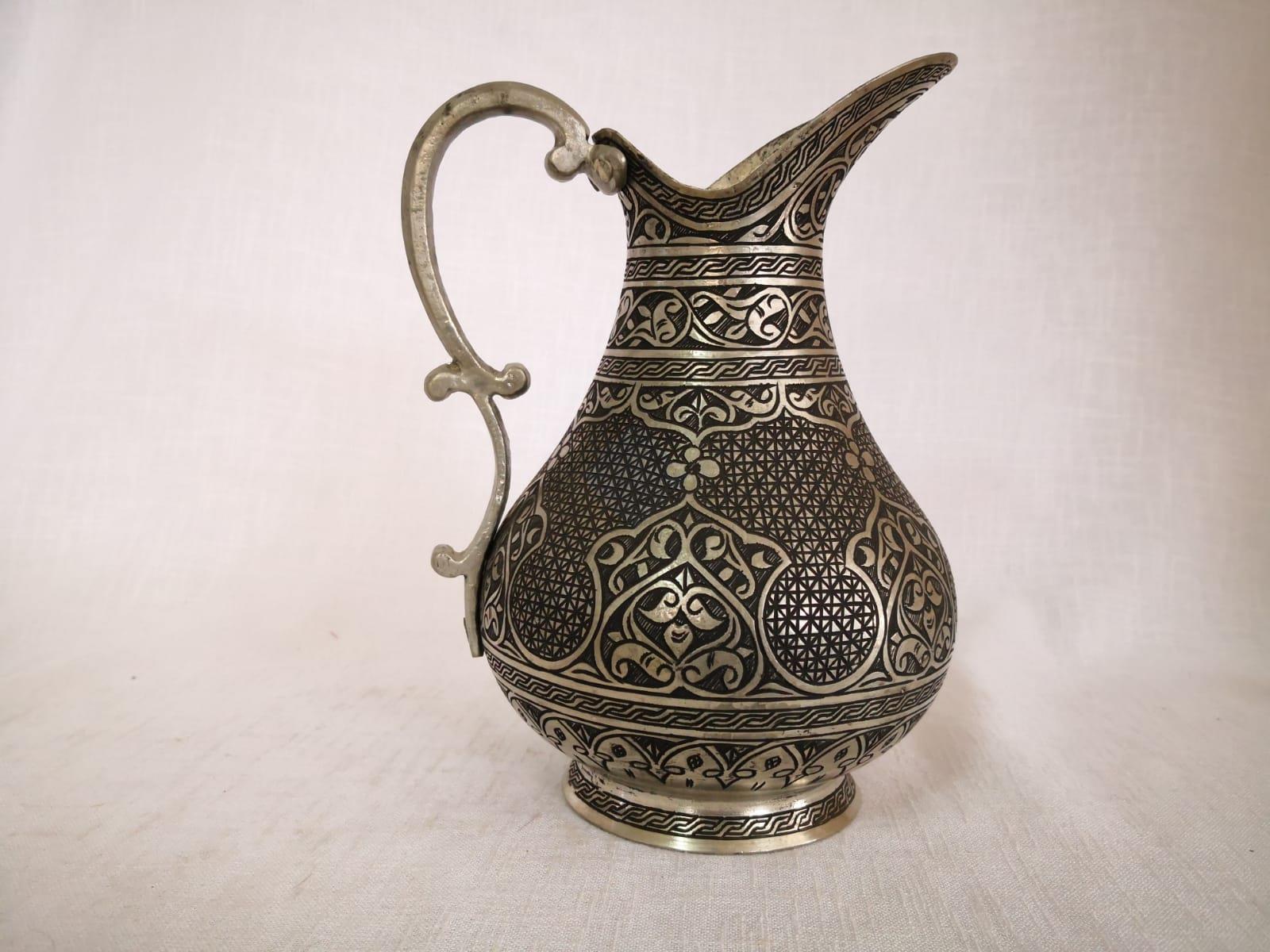 Bakır Sürahi Aoa Ölçü 15Cm 24Cm Yüksekliği