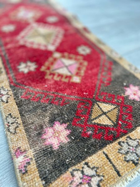 El Dokumasi Halı Kilim Yolluk Paspas Ölçü 98X37 Cm