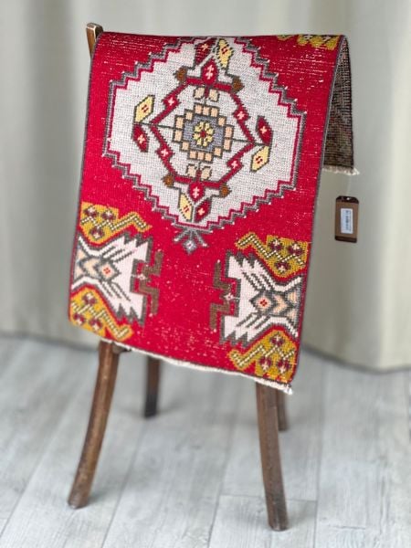 El Dokumasi Halı Kilim Yolluk Paspas Ölçü 93X45 Cm
