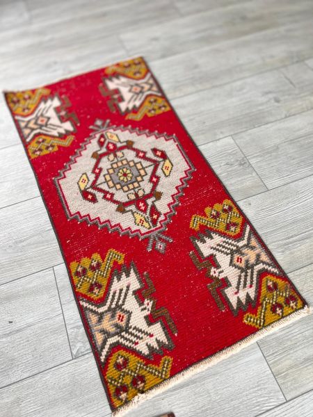 El Dokumasi Halı Kilim Yolluk Paspas Ölçü 93X45 Cm