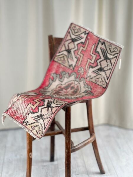 El Dokumasi Halı Kilim Yolluk Paspas Ölçü 91X45 Cm