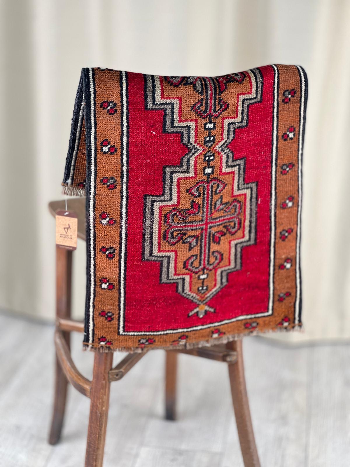 El Dokumasi Halı Kilim Yolluk Paspas Ölçü 86X46 Cm