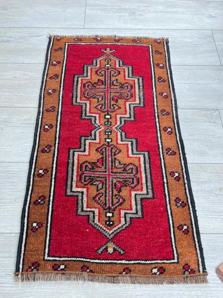El Dokumasi Halı Kilim Yolluk Paspas Ölçü 86X46 Cm