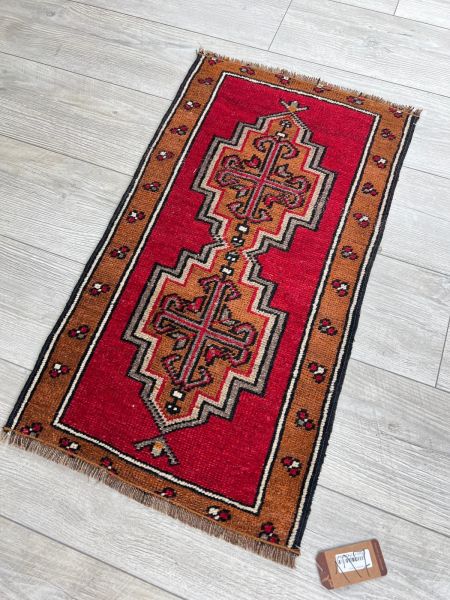 El Dokumasi Halı Kilim Yolluk Paspas Ölçü 86X46 Cm