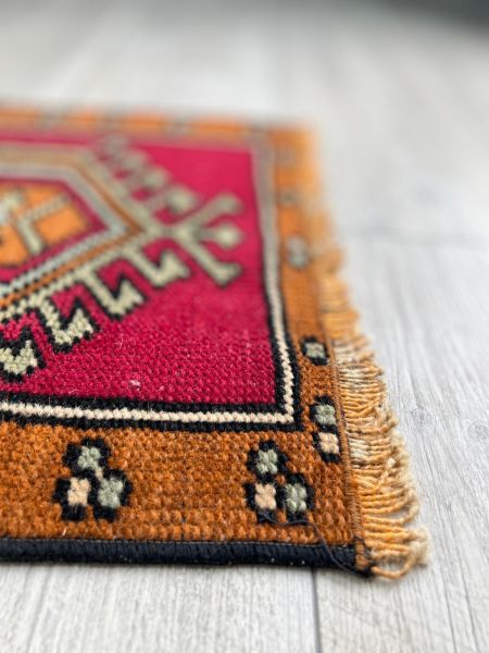 El Dokumasi Halı Kilim Yolluk Paspas Ölçü 80X39 Cm