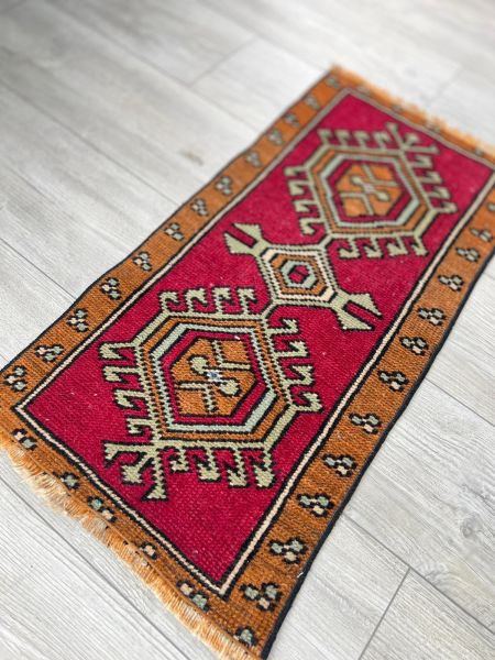 El Dokumasi Halı Kilim Yolluk Paspas Ölçü 80X39 Cm