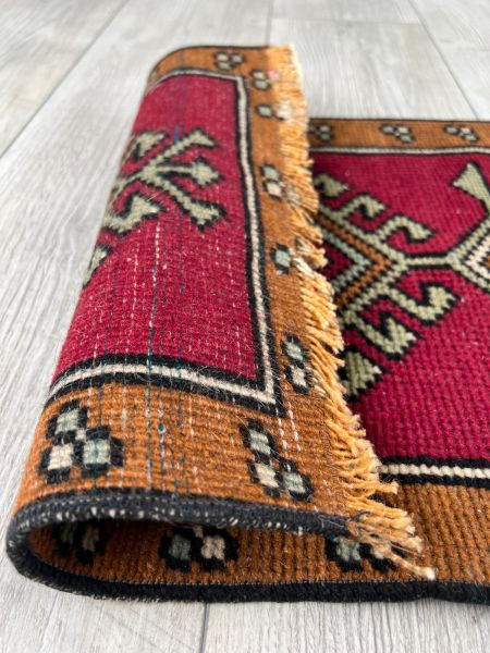 El Dokumasi Halı Kilim Yolluk Paspas Ölçü 80X39 Cm