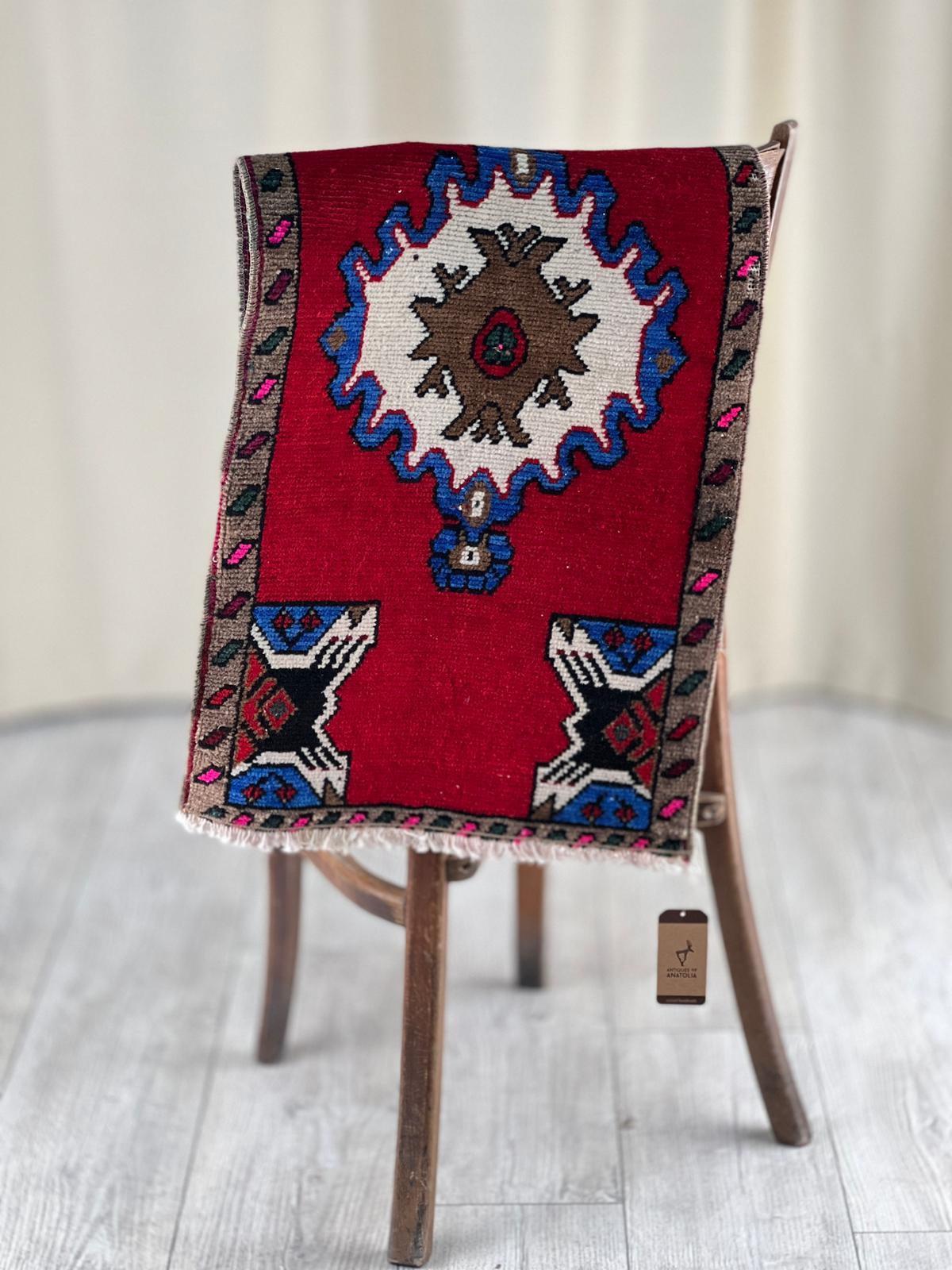 El Dokumasi Halı Kilim Yolluk Paspas Ölçü 92X43,5 Cm