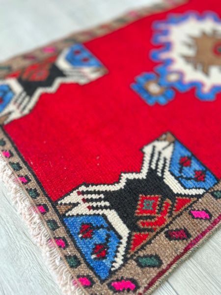 El Dokumasi Halı Kilim Yolluk Paspas Ölçü 92X43,5 Cm