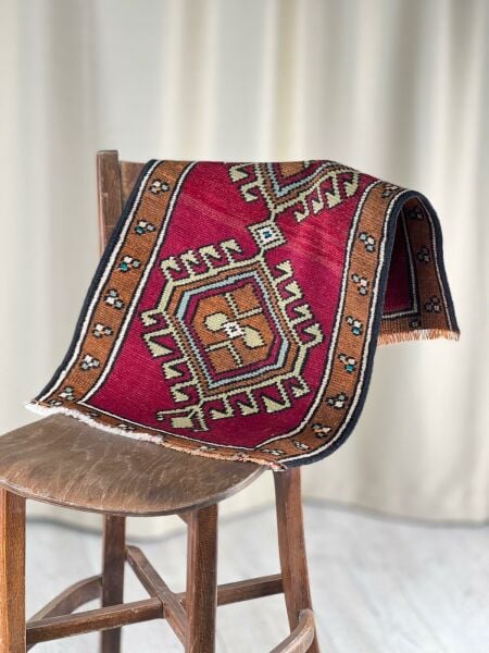 El Dokumasi Halı Kilim Yolluk Paspas Ölçü 78X45 Cm