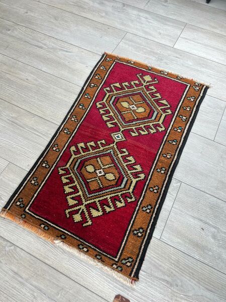 El Dokumasi Halı Kilim Yolluk Paspas Ölçü 78X45 Cm