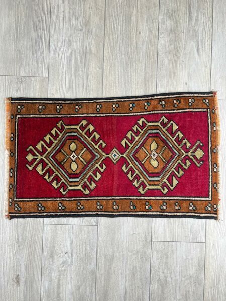 El Dokumasi Halı Kilim Yolluk Paspas Ölçü 78X45 Cm